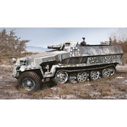 DR6225SP 1/35 WW.II ドイツ軍 Sd.Kfz.251/9 C型 7.5cm砲搭載型 EZトラック/アルミ砲身/金属製車幅ポール/3Dプリントパーツ付属 豪華仕様 [組立式プラスチックモデル]
