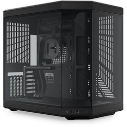 ミドルタワー E-ATX対応 ピラーレス式 ブラック Y70 Black