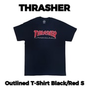 Outlined T-Shirt Black/Red S [メンズTシャツ 並行輸入品]