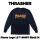 Flame Logo LS T-SHIRT Black M [メンズロングTシャツ 並行輸入品]