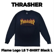 Flame Logo LS T-SHIRT Black L [メンズロングTシャツ 並行輸入品]
