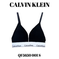 ブラジャー＆ショーツ   Cotton Triangle Bralette Black QF5650-001 Amazon | [カルバン・クライン] Icon Cotton ライトリーライン