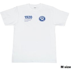 RL-041M-WH [ローライ 公式プロダクト さらさら着心地Tシャツ Rollei丸ロゴ ホワイト 男女兼用 Mサイズ]
