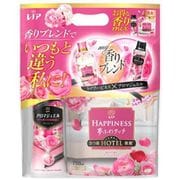 限定 レノアハピネス 夢ふわタッチ 詰替 特大サイズ アンティークローズ+アロマジュエル 本体 アンティークローズ&フローラルの香り バンドルパック 470ml+750ml