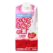 森乳業 牛乳屋さんが作るいちごミルクの素 300ml