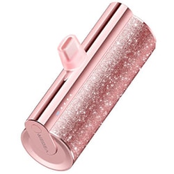 パワーバンク 5000mAh Type-C リップスティックサイズ ローズゴールド UQ-Lipstick-C-RG