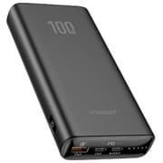 大容量バッテリー 20000mAh 最大100W出力 ブラック UQ-T100
