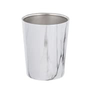 NX-171 [MARBLE KITCHEN タンブラー 保冷/保温対応 真空二重構造 380ml 大理石柄 ホワイト]