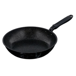 MARBLE KITCHEN フライパン ガス火専用 28cm 大理石柄 ブラック NX-113