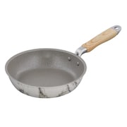 MARBLE KITCHEN フライパン IH/ガス火対応 20cm 大理石柄 ホワイト NX-121