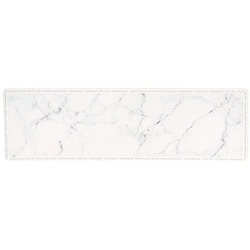 MARBLE KITCHEN キッチンマット 40×120cm 大理石柄 ホワイト NX-191