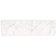 NX-191 [MARBLE KITCHEN キッチンマット 40×120cm 大理石柄 ホワイト]