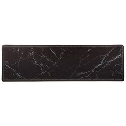 MARBLE KITCHEN キッチンマット 40×120cm 大理石柄 ブラック NX-193