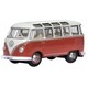 OXNVWS001 1/148 VW T1 サンババス シーリングワックスレッド/ベージュグレー [ダイキャストミニカー]