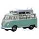 OXNVWS005 1/148 VW T1 サンババス ターコイズブルー/ホワイト サーフボード付 [ダイキャストミニカー]