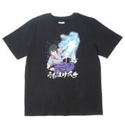 22863201 NARUTO-ナルト- 疾風伝 うちはサスケ 千鳥 Tシャツ BLACK 3Lサイズ [キャラクターグッズ]
