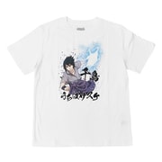 22863201 NARUTO-ナルト- 疾風伝 うちはサスケ 千鳥 Tシャツ WHITE Sサイズ [キャラクターグッズ]