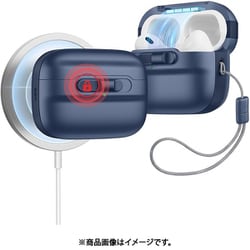 AirPods Pro （Pro 2/第1世代）対応 HaloLock搭載 Pulse Magnetic Lock ケース Pulse Magnetic Lock HaloLock AirPods Pro ＆ AirPods Pro 2-Dark Blue