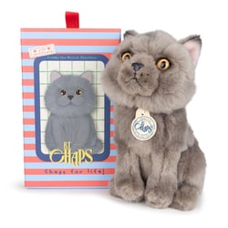 BTC-001BS B.T. Chaps ぬいぐるみ 17cm in Giftbox British Shorthair（ブリティッシュショートヘア） [キャラクターグッズ]