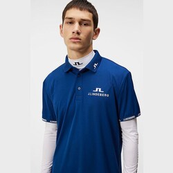 ジェイリンドバーグ♪メンズポロシャツ 半袖 水色 S ゴルフウェア Klas Regular Fit Golf Polo / Nautical Blue – J.Lindeberg