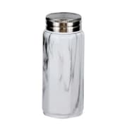 MARBLE KITCHEN マグボトル スクリュー 保冷/保温対応 真空二重構造 340ml 大理石柄 ホワイト NX-161