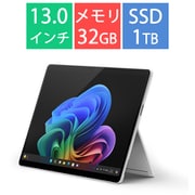 タブレットPC/Copilot+ PC/13型/Surface Pro(第11世代)/Snapdragon X Elite/メモリ 32GB/SSD 1TB/Windows 11 Home/Office Home and Business 2021/NPU搭載/プラチナ ZID-00011