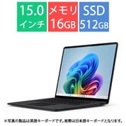 ノートパソコン/Copilot+ PC/15型/Surface Laptop(第7世代)/Snapdragon X Elite/メモリ 16GB/SSD 512GB/Windows 11 Home/Office Home and Business 2021/NPU搭載/ブラック ZHH-00045