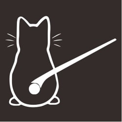 AW-SCCAT-WH [スクラッチリアキャットステッカー WH]