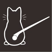 AW-SCCAT-WH [スクラッチリアキャットステッカー WH]