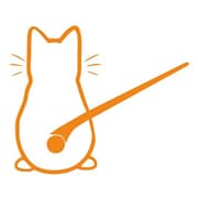 AW-SCCAT-YE [スクラッチリアキャットステッカー YE]