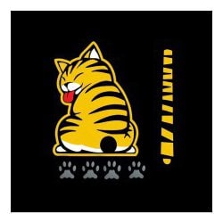 AW-SCBACAST-TI [スクラッチバックキャットステッカー TI]