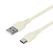 USB Type-A to USB Type-C シリコンケーブル キナリ OWL-CBSRCA15-KI
