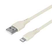 USB Type-A to Lightning シリコンケーブル キナリ OWL-CBSRLA15-KI