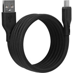 USB Type-A to USB Type-C マグネットケーブル ブラック OWL-CBMGCA10-BK