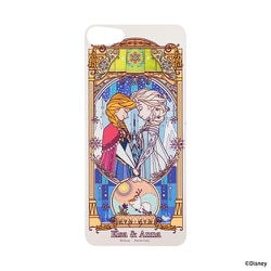 41-975503 [iPhone SE（第3世代）/SE（第2世代）/8/7用 iFace 背面クリアケース用インナーシート（ステンドグラス） ディズニーキャラクター エルサ&アナ]