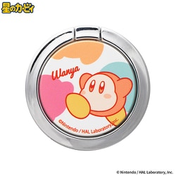 41-977347 [iFace Finger Ring フラットタイプ 星のカービィ ワドルディがいっぱい！]