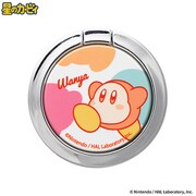 41-977347 [iFace Finger Ring フラットタイプ 星のカービィ ワドルディがいっぱい！]