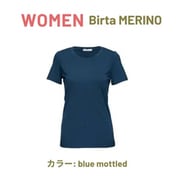 WOMEN Birta MERINO blue mottled Mサイズ wo merino bm m
