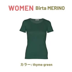 WOMEN Birta MERINO thyme green Mサイズ wo merino gr m