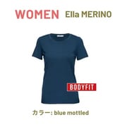 WOMEN Ella MERINO BODYFIT blue mottled Sサイズ wo merino fit bm s