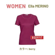 WOMEN Ella MERINO BODYFIT berry Mサイズ wo merino fit berry m