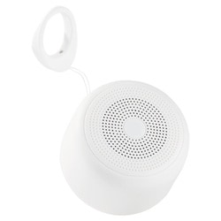 ポータブルBluetoothスピーカー IPX7防水 通話マイク付 ホワイト ASP-317WH