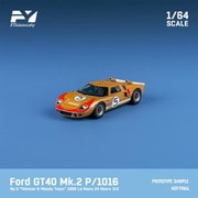 FY64025 1/64 フォード GT40 Mk2 P/1016 1966 Le Mans #5 ゴールド [ダイキャストミニカー]