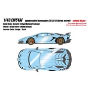 EM513F 1/43 ランボルギーニ アヴェンタドール SVJ 2018 Nireo wheel アズーロテティス [レジンキャストミニカー]