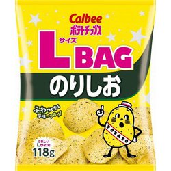 ポテトチップス LサイズBAG のりしお 118g