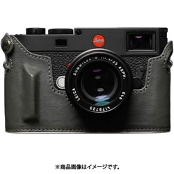 LEICA M11用 本革ケース ヴィンテージ風 グリップ付 ディープグレー PTAS003