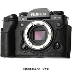 富士フイルム X-T5用 本革ケース ヴィンテージ風 ブラック PTAU001