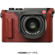LEICA Q3専用 本革ボディケース ヴィンテージ グリップ付 ディープレッド PTAX005