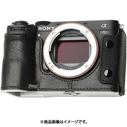 SONY a7CII/a7CR用 本革ケース ヴィンテージ風 ブラック PTAZ001
