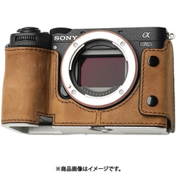 SONY a7CII/a7CR用 本革ケース ヴィンテージ風 クレイジーホースブラウン PTAZ006